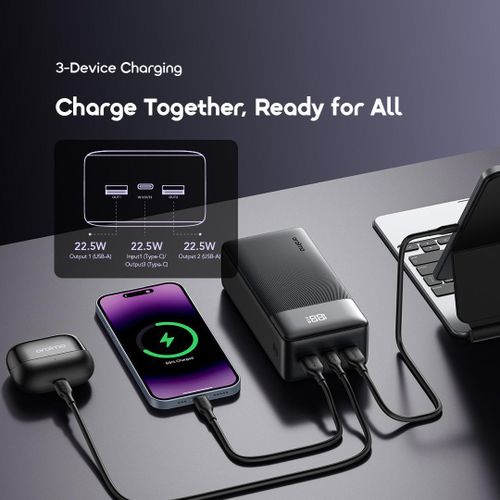 Oraimo Power Bank 27000mAh PowerNova QF1 22.5W Fast Charging Smart Digital Display