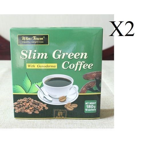 Magic Slimming Tea Slim Green Coffee With Ganoderma & Ginseng X2