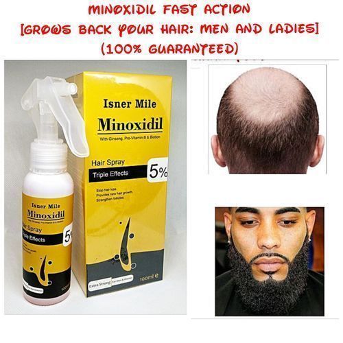 Isner Mile 5% Minoxidil Biotin & Ginseng Hair Growth Plus DERMA Roller