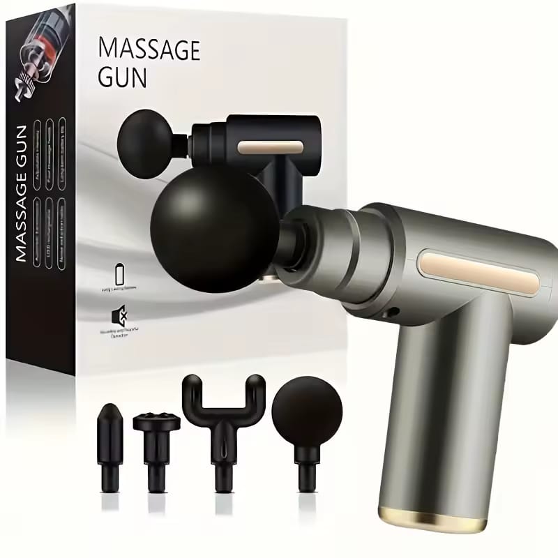 SUPER RUGGED BUILT Gym Fitness Muscle Massage Gun Deep Tissue Massager Therapy Gun Body Massager