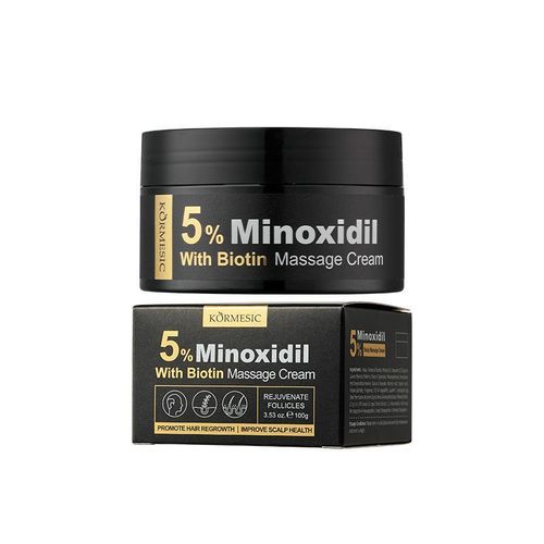 Korsemic Premium 5% Minoxidil + Biotin Hair Growth Combo (Scalp Serum & Massage Cream)