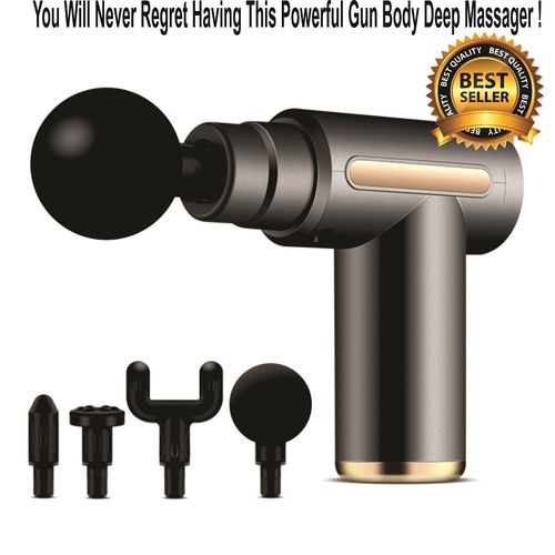 SUPER RUGGED BUILT Gym Fitness Muscle Massage Gun Deep Tissue Massager Therapy Gun Body Massager