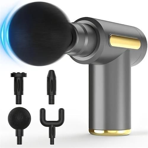 SUPER RUGGED BUILT Gym Fitness Muscle Massage Gun Deep Tissue Massager Therapy Gun Body Massager